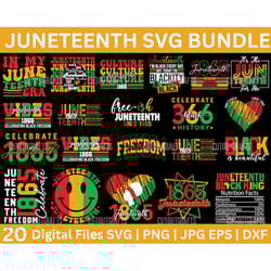 juneteenth svg bundle designs digital download files