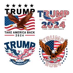 trump 2024 take america back svg png bundle