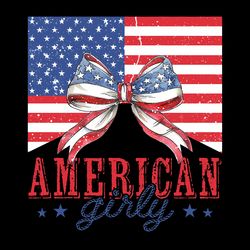 american girly coquette 4th of july usa bow png
