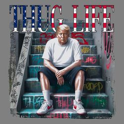 sarcastic donald trump thug life republican png