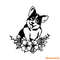 Floral-Pembroke-Welsh-Corgi-SVG-Digital-Download-Files-2255281.png
