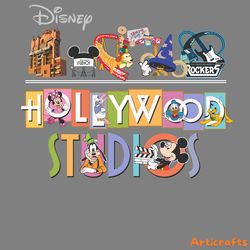 disney hollywood studios png digital download files