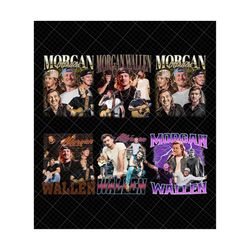 combo 6 file morgan wallen digital png download, morgan wallen fan png design, country music 2023 png, cowboy wallen png