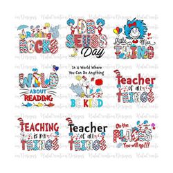 Bundle Cat In The Hat Png, Back To School Png, Be Kind Png, Teacher Of All Things, Save The Planet, Teacher Design, Cato