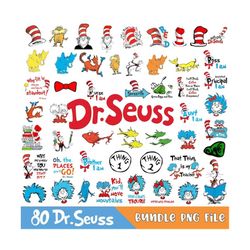bundle dr suess svg png, cat in the hat svg, dr suess png, read across america png, dr seuss clipart, thing 1 thing 2, g
