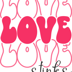 love love love stinks png, valentine's day png, love png, valentine's day t-shirt design, retro valentine's day png