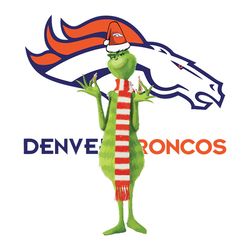 Grinch Christmas Denver Broncos Svg, NFL Svg, Sport Svg, Football Svg, Digital download