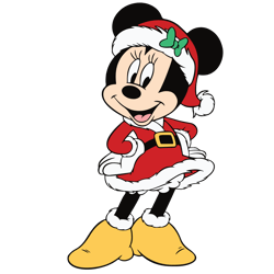 minnie mouse christmas svg, disney christmas svg, minnie mouse santa svg, holidays svg, digital download