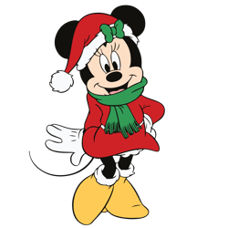 minnie mouse christmas svg, disney christmas svg, minnie mouse santa svg, holidays svg, digital download (1)