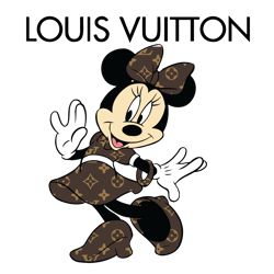 louis vuitton minnie mouse svg, lv logo svg, disney minnie mouse svg, fashion brand logo svg, digital download (3)