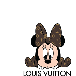 louis vuitton minnie mouse svg, lv logo svg, disney minnie mouse svg, fashion brand logo svg, digital download (11)