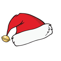 santa hat svg, christmas svg, santa claus, winter svg, saint nick, svg for cricut, instant download