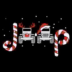 jeep christmas svg, jeep clipart, santa svg, reindeer svg, candy christmas svg, jeep logo, digital download