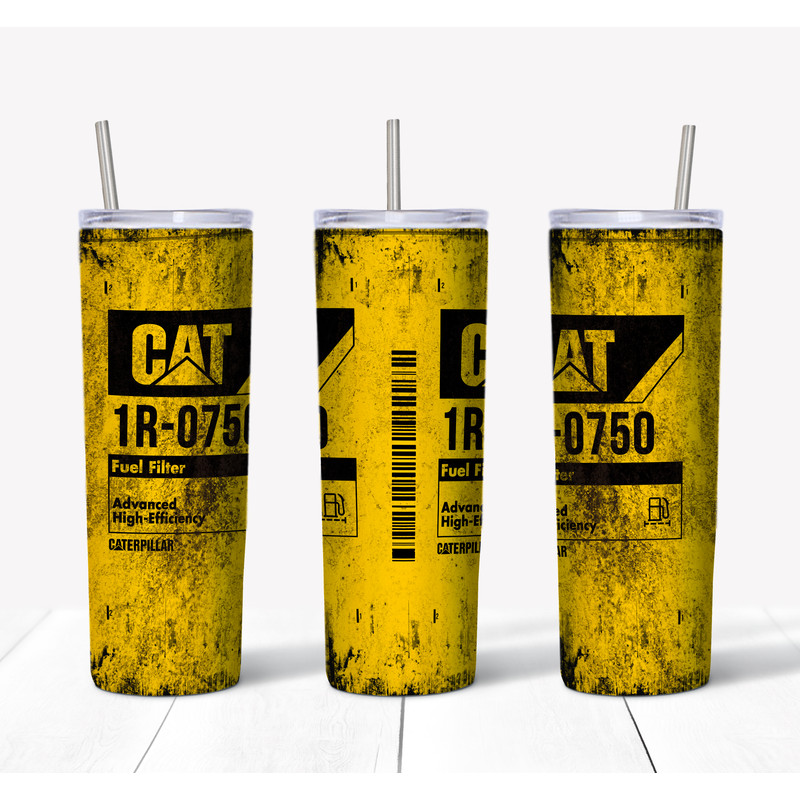 CAT Fuel Filter 1R-0750 Grunge Mockup.png