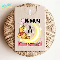mom to the moon and back winnie the pooh png