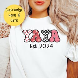 custom yaya sweatshirt, mimi sweatshirt, custom grammy sweatshirt, nana crewneck, gigi sweatshirt, lolli sweatshirt, gra