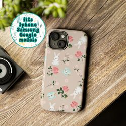 easter phone case, chickscone case, google pixel phone case, drop protective phone case, iphone 15