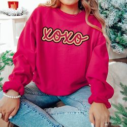 xoxo sweatshirt, xoxo crewneck, xoxo shirt, happy valentines shirt, cupid sweatshirt, xoxo shirt for women, plus size va