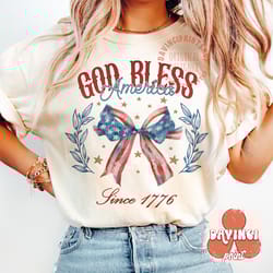 god bless america png, 4th of july png, coquette 4th of july png, coquette american girly png, american flag sublimation
