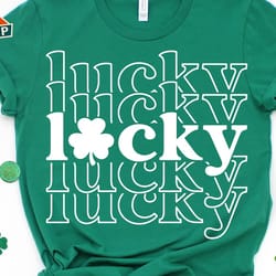 lucky shamrock svg, lucky svg, shamrock svg, st patricks day svg, lucky shirt, st pattys day svg, lucky png, st patricks