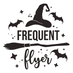 frequent flyer svg, hocus pocus svg, sandersonn svg, sanderson sisters svg, hocus pocus silhouette, digital download