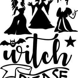witch please, sanderson sisters svg, sandersonn silhouette, hocus pocus svg, halloween svg, digital download