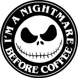 coffee svg, coffee jack svg, nightmare before christmas svg, nightmare svg, halloween nightmare svg, cut file