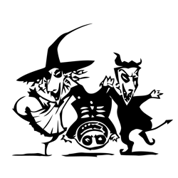 lock, shock and barrel svg, nightmare before christmas svg, halloween nightmare svg, nightmare svg, digital download