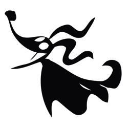 zero nightmare before christmas shiloutte, nightmare before christmas svg, halloween nightmare svg, digital download