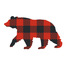 bear plaid svg, buffalo plaid christmas svg, christmas svg, buffalo plaid svg, christmas logo, digital download