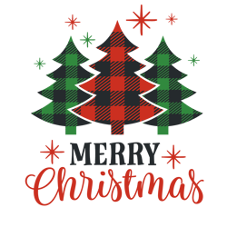merry christmas trees svg, buffalo plaid christmas svg, christmas svg, buffalo plaid svg, christmas logo, cut file