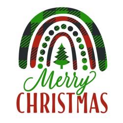 merry rainbow svg, buffalo plaid christmas svg, christmas svg, buffalo plaid svg, christmas logo, digital download