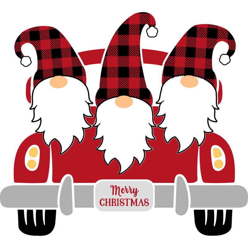 Christmas gnomes riding car.jpg