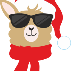 christmas llama svg, llama christmas logo svg, merry christmas svg, christmas vibes svg, digital download