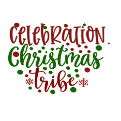 celbration christmas tribe svg, christmas svg, merry christmas svg, christmas svg design, christmas logo svg, cut file