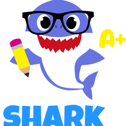 teacher svg, baby shark school svg, teacher shark svg, school svg, baby shark svg, baby shark family svg, cut file