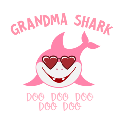 grandma shark svg, baby shark family svg, baby shark birthday family svg, shark family svg, shark svg, digital download