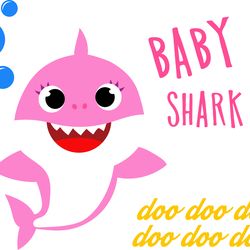 baby shark gir svg, baby shark family svg, baby shark birthday family svg, shark family svg, shark svg, digital download
