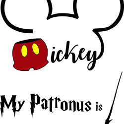 my patronus is mickey svg, harry potter svg, harry potter movie svg, hogwarts svg, wizard svg, trending svg, cut file