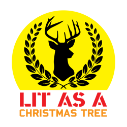 lit as a christmas tree png, christmas t shirt design, christmas logo svg, merry christmas svg, digital download