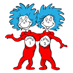 thing 1 and thing 2 svg, dr seuss svg, dr seuss logo svg, cat in the hat svg, dr seuss gifts, digital download-1
