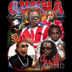 dpi251gunna png , ready to print, printable design, artist, 90s, bts , rap tee design, 300 dpi