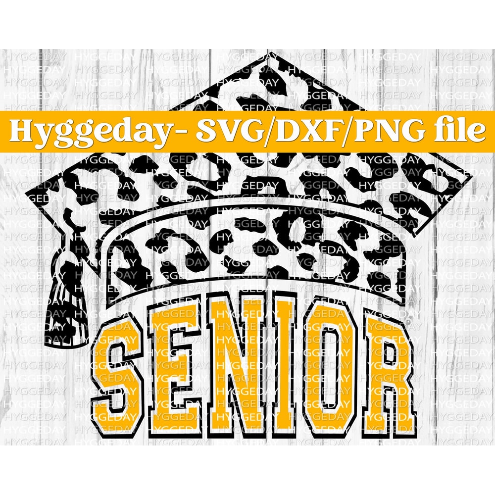 Senrior Cap Vector Senior with Graduation Cap Svg Dxf PNG, leopard, cheetah, Gr | Inspire ...