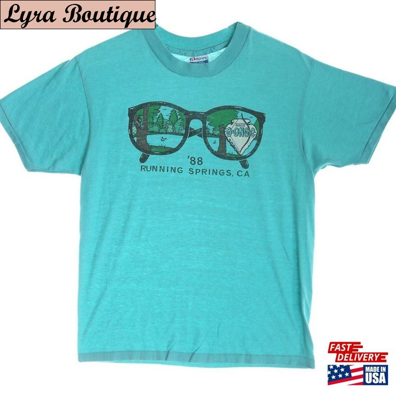 88 Running Springs Ca Vintage Green Graphic T-Shirt Classic Sweatshirt - TeebyHumans.jpg