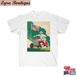 golf inspired t-shirt tee off in style with soft and comfortable fabric unisex classic