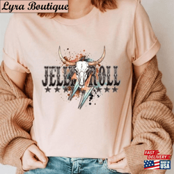 jelly roll bullhead t-shirt backroad baptism tour sweatshirt music concert 2023 hoodie