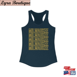 milwaukee ideal racerback tank hoodie classic