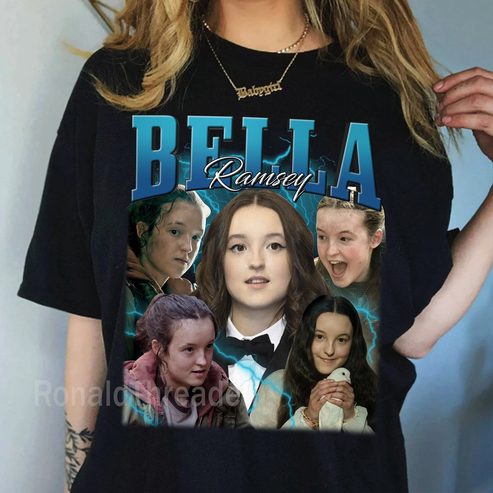 BELLA RAMSEY Vintage Shirt Sweatshirt, Bella Ramsey Homage Tshirt, Bella Ramsey Fan Tees, Bella Ramsey Retro 90s Sweater, Bella Merch Gift.jpg