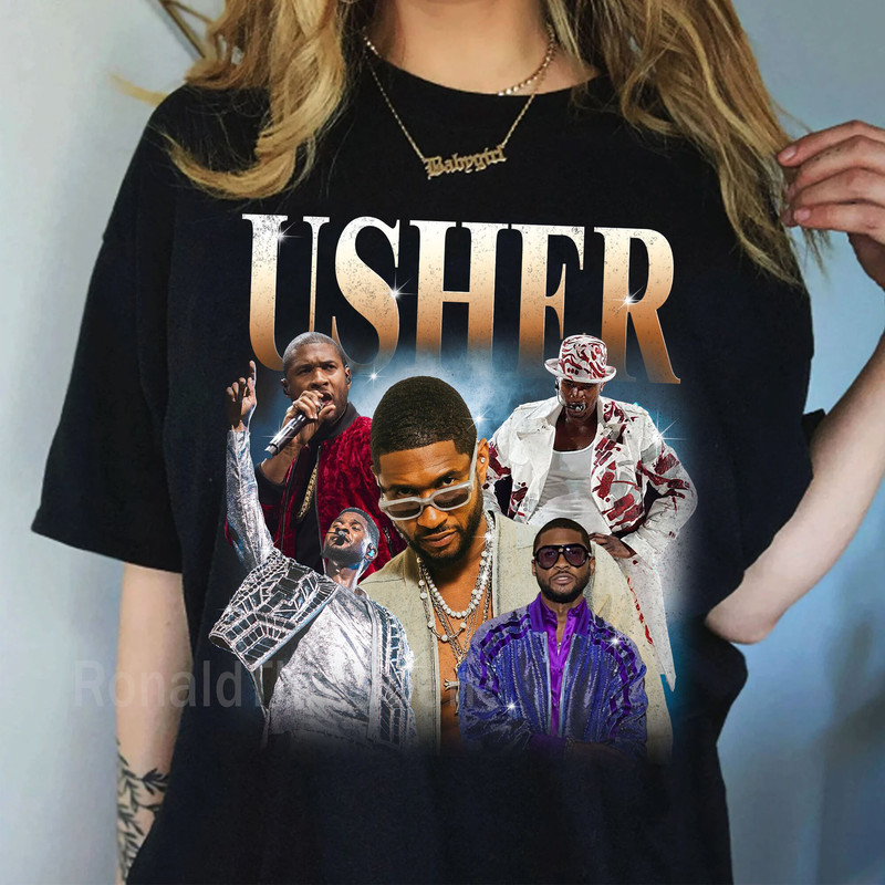 Usher vintage Shirt Sweatshirt - 90s Vintage x Bootleg Style Rap Tee Retro Shirt, Graphic Shirt, Birthday Gifts for Men, Women, Unisex-1.jpg