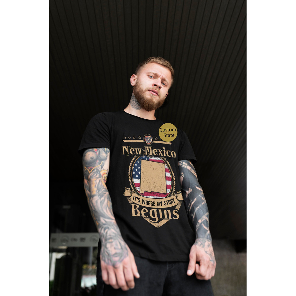 Custom State Shirt, New Mexico It's Where My Story Begins Shirt, Vintage New Mexico Shirt, New Mexico Gift, Home State.jpg